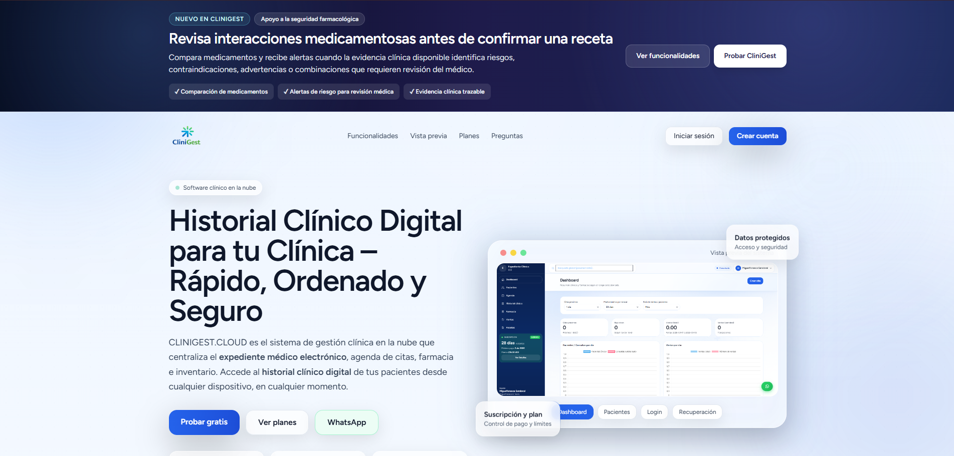 CliniGest – Plataforma Integral de Gestión Clínica